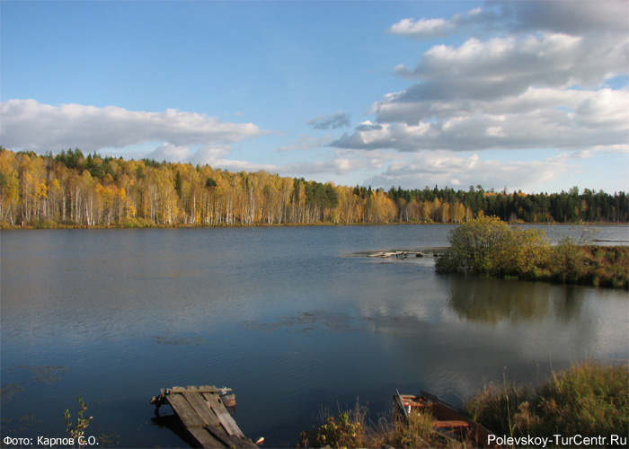Лавровский пруд в посёлке Большая Лавровка. Фото Карпова С.О., сентябрь 2012 г.