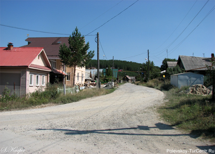 Улица в селе Курганово. Фото Карпова С.О., август 2012 г.