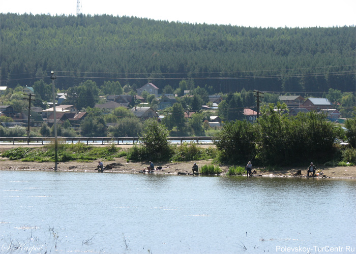 Верхнемакаровское водохранилище в селе Курганово. Фото Карпова С.О., август 2012 г.