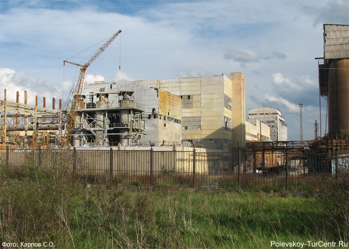 Криолитовый завод в окрестности южной части города Полевского. Фото Карпова С.О., июнь 2013 г.