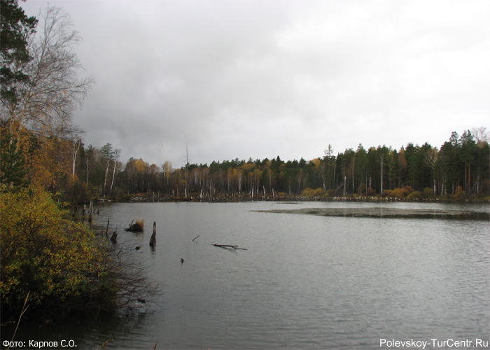 Воскресенское озеро в окрестностях посёлка Зелёный Лог. Фото Карпова С.О., сентябрь 2012 г.