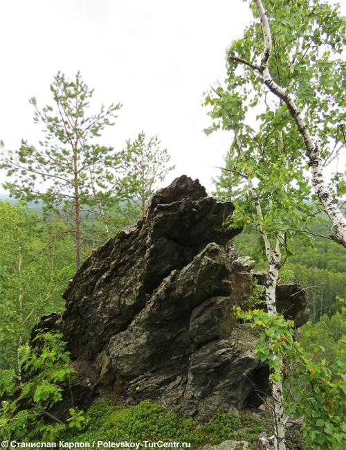 Скала Белый Камень. Фото Карпова С.О., 2014 г.
