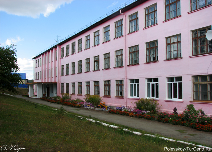 Школа в посёлке Зюзельский. Фото Карпова С.О., август 2012 г.