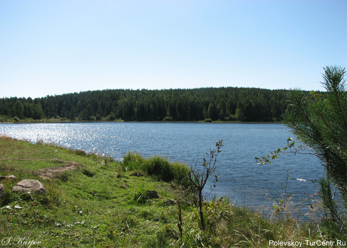 Верхне-Железянский (Питьевой) пруд в посёлке Зюзельский. Фото Карпова С.О., август 2012 г.